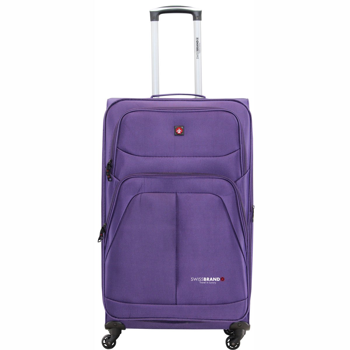 Maleta Expandible Soft Side Lemans 28" Violeta Swissbrand