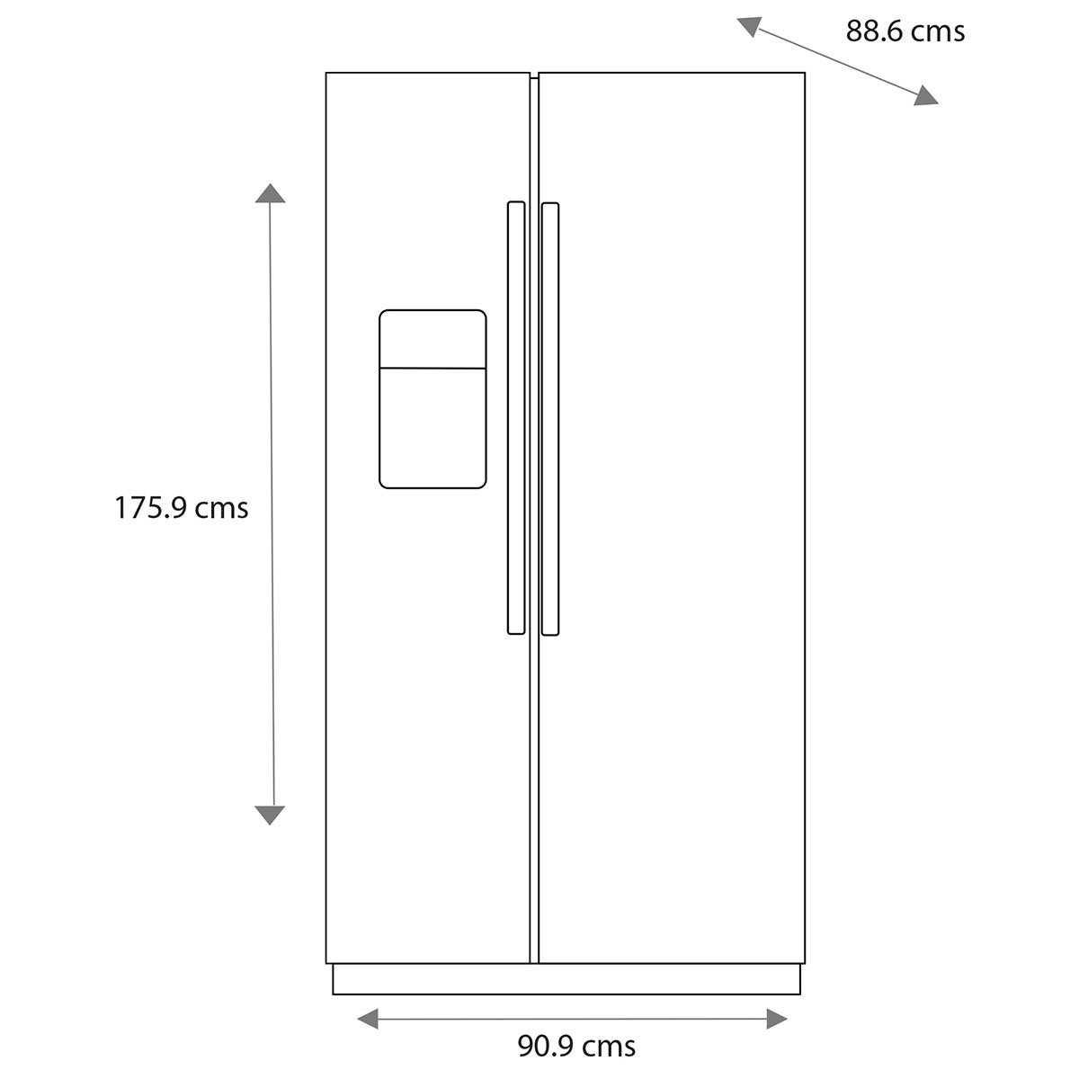 Refrigerador Duplex Ge Profile 26 Pies Acero Inoxidable Gnm26Aekfss