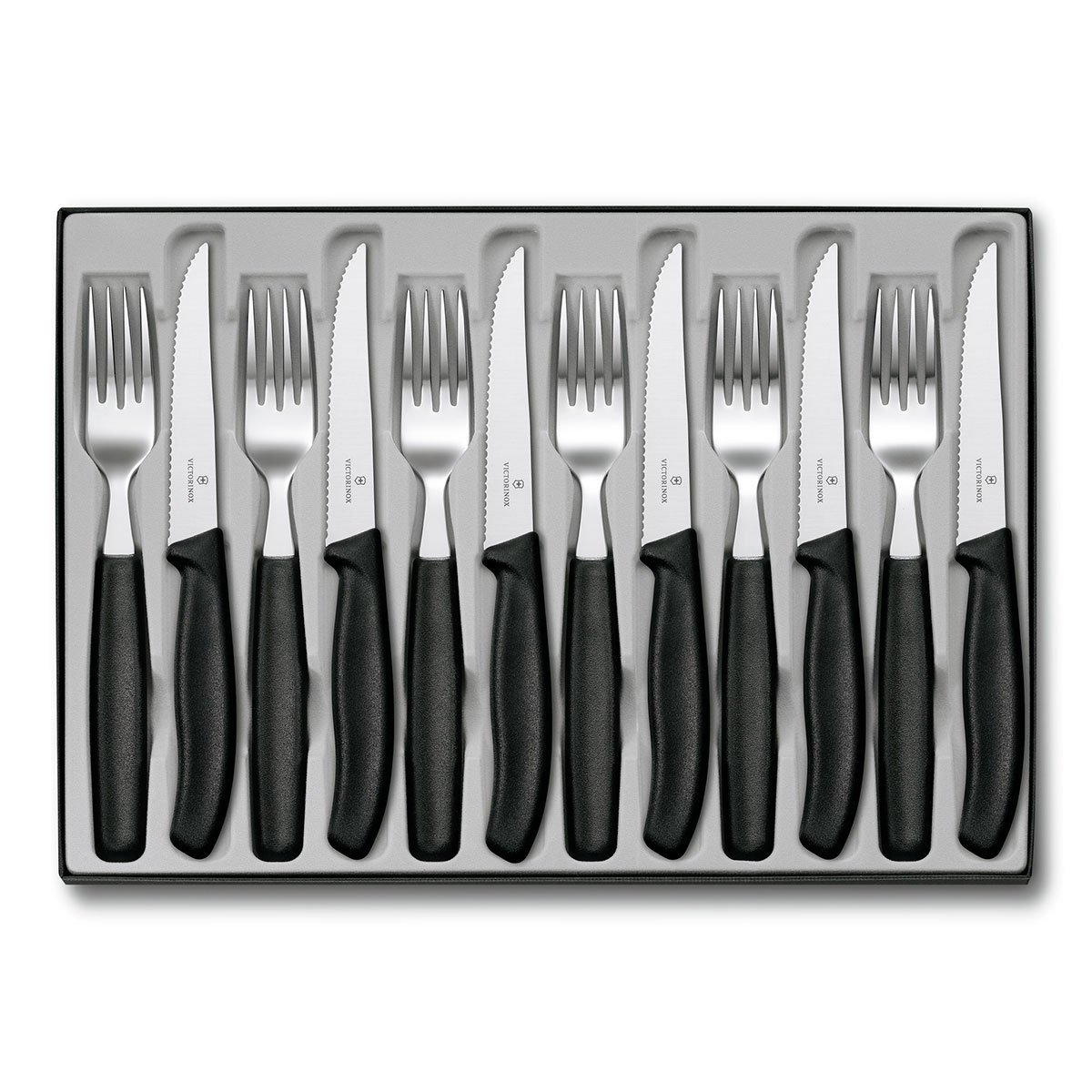 Victorinox Soporte para cuchillos Swiss Classic, 9 piezas en negro -  6.7193.9