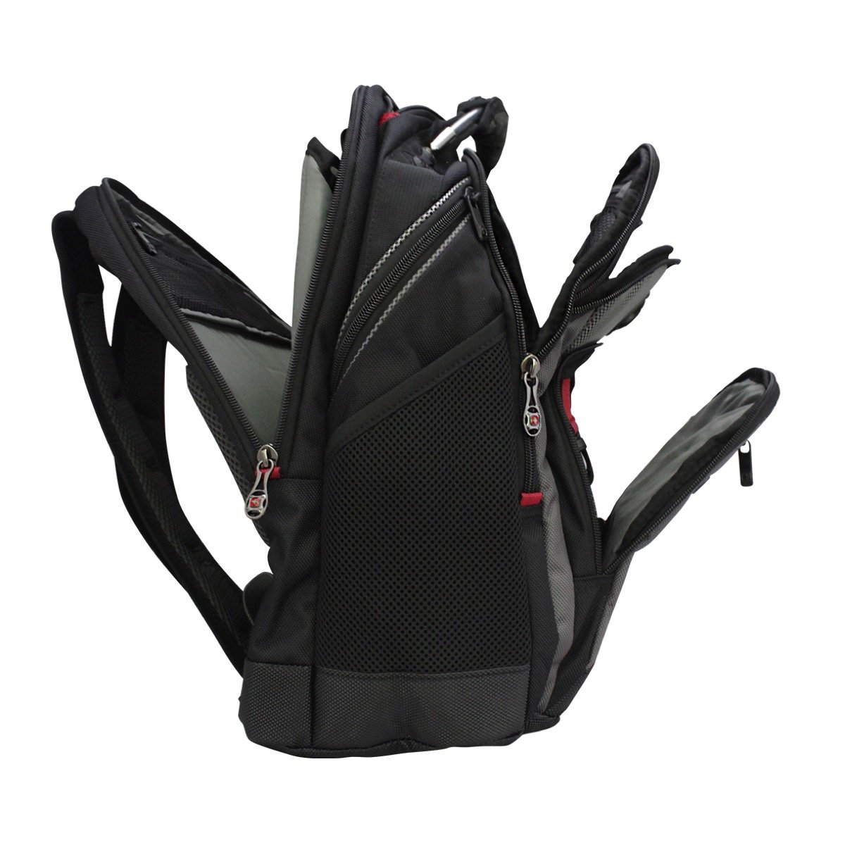 Mochila Portalaptop 16" Synergy Gris- Negro Wenger