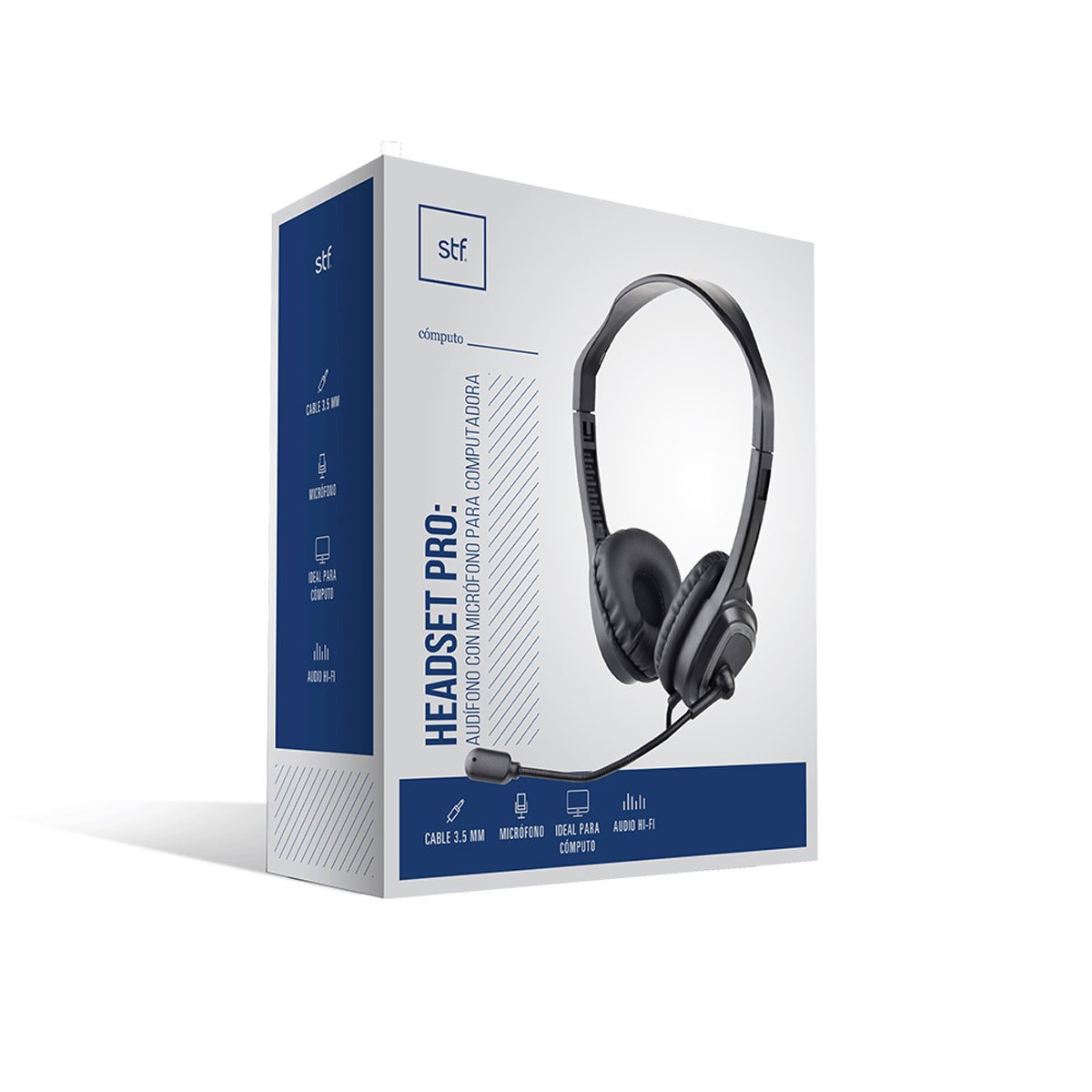 Diadema de Cómputo con Micrófono Pro Headset Stf