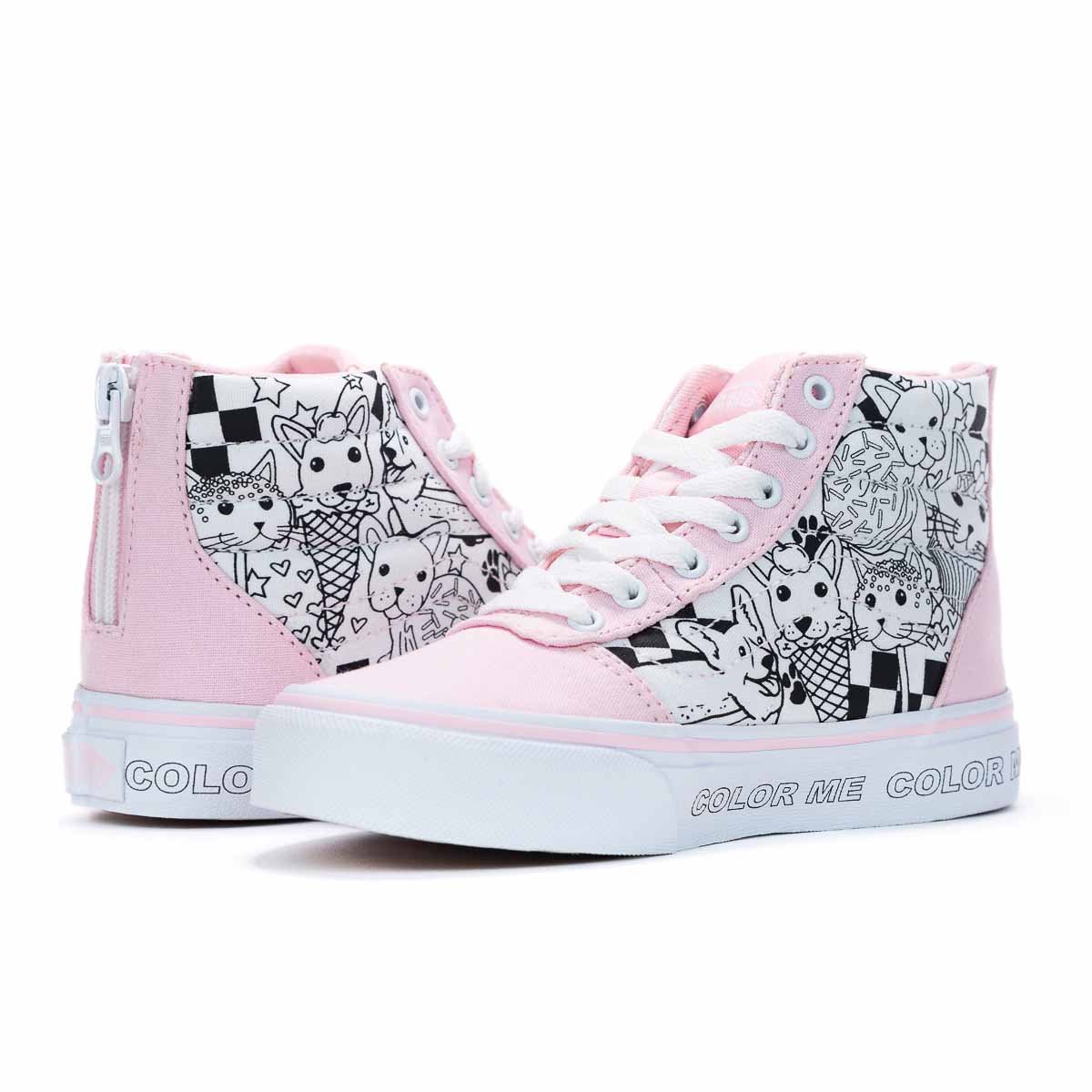 Tenis Rosa para Ni?�a Vans Modelo Vn0A3Tk216P