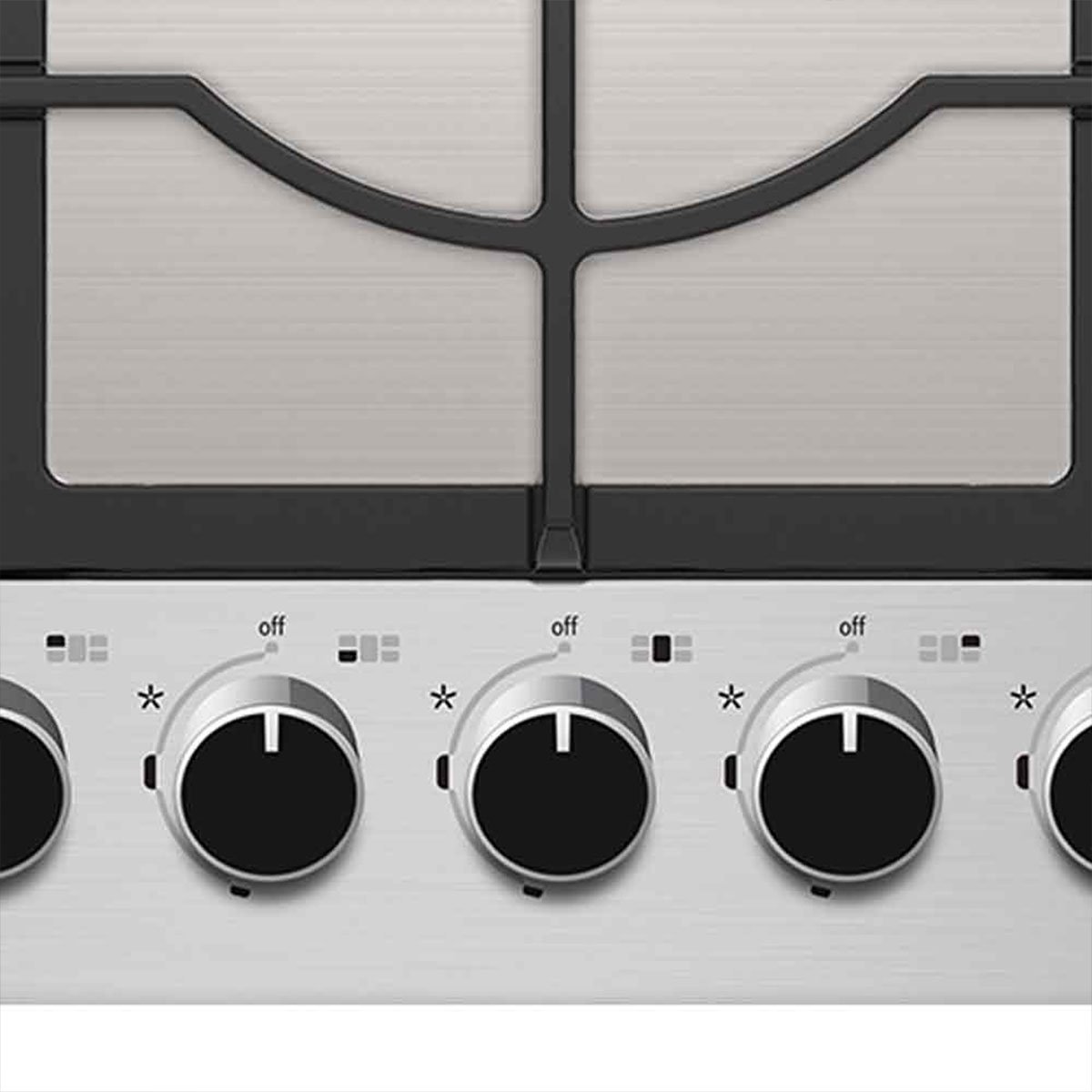 Parrilla de Empotre 76 Cm Inoxidable Mabe