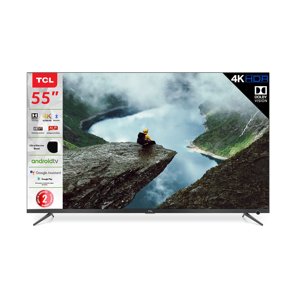 Pantalla 55 Led 4K Uhd Android Tv 55A527 Tcl