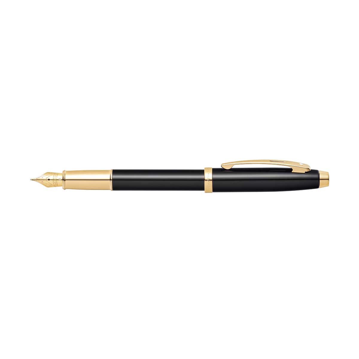 Pluma Fuente Serie 100 Laca Negra Gt Sheaffer Modelo E0932253 30