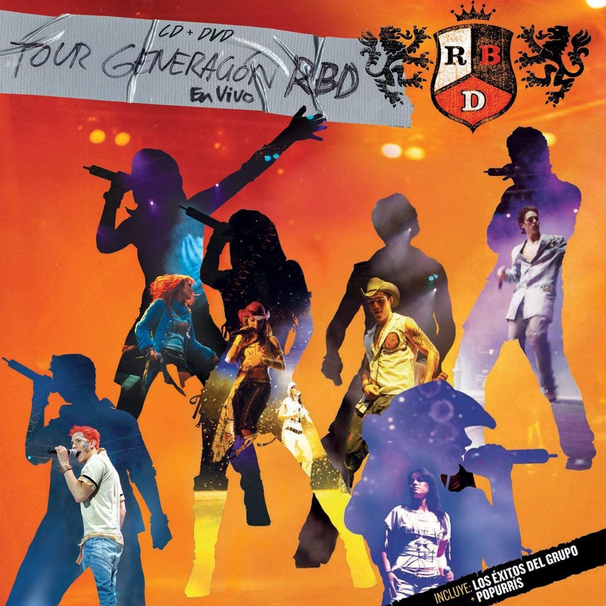 Cd + Dvd Rbd Tour Generación Rbd en Vivo