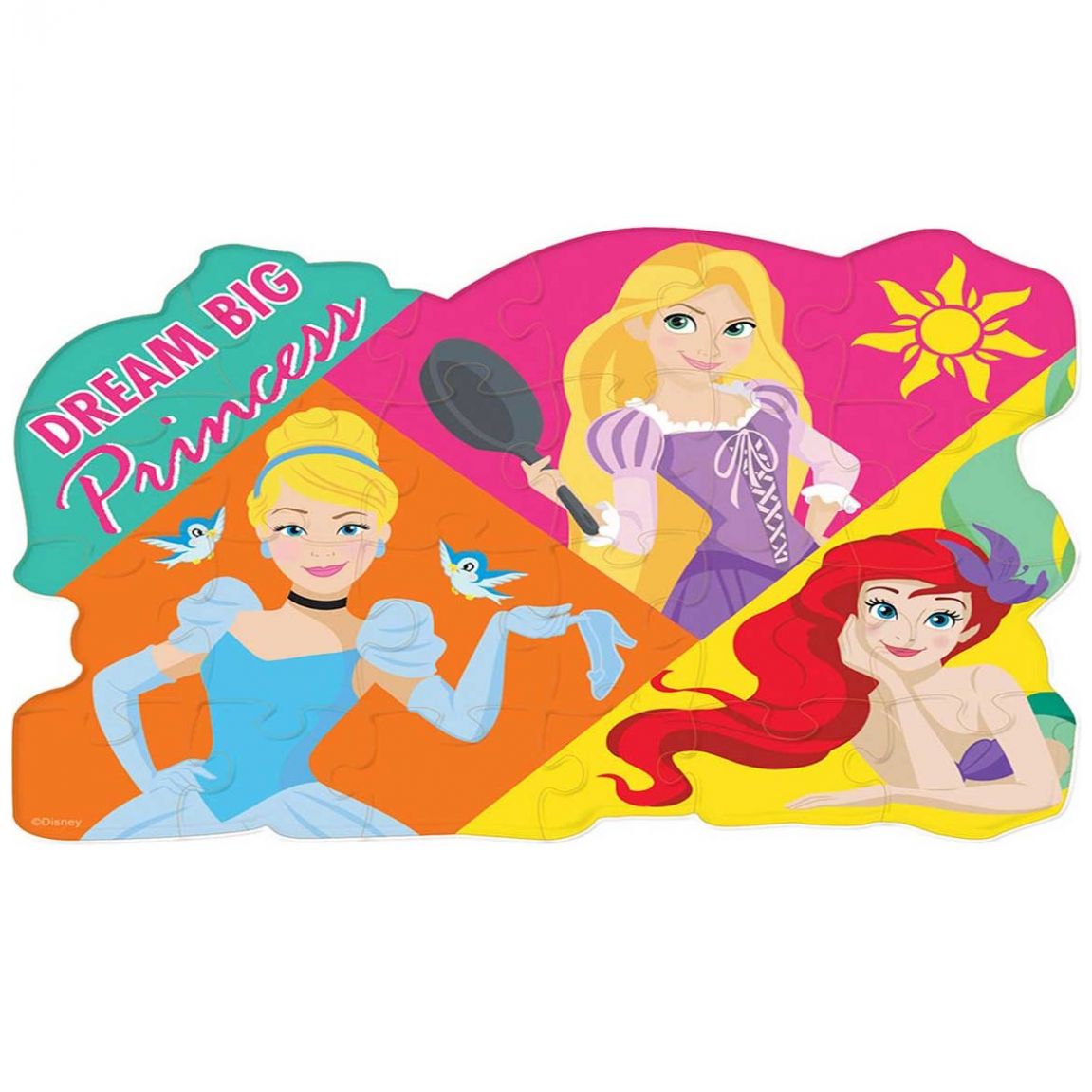 Rompecabezas Piezas Gigantes Disney Princesas - 24 Pzs Novelty