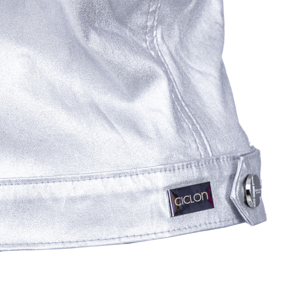 Chamarra Plastificada con Botones Ciclon Jeans
