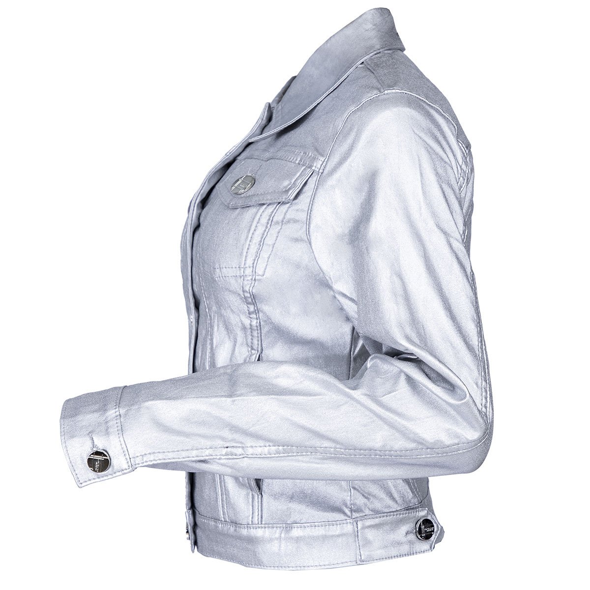 Chamarra Plastificada con Botones Ciclon Jeans