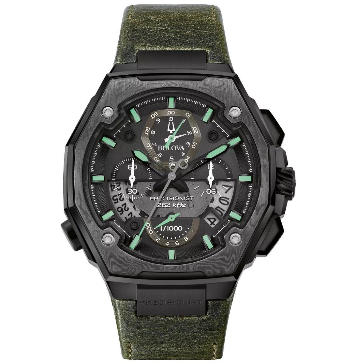 Reloj Bulova Verde para Hombre Modelo Elo 98B355