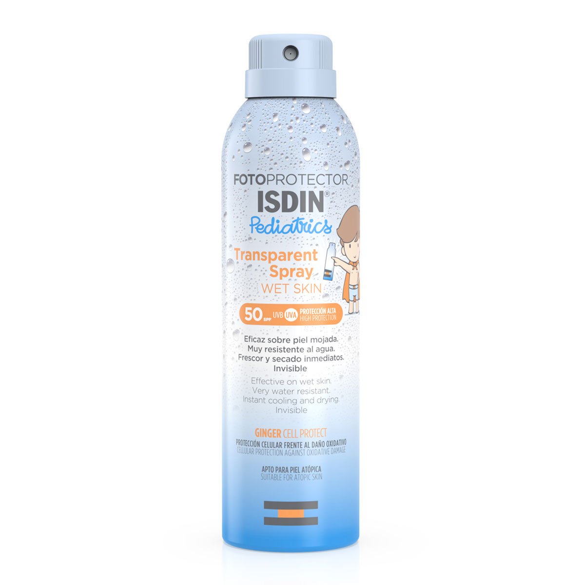 Fotoprotector Isdin 50+ Transp. Spray Wet Skin Ped 250Ml