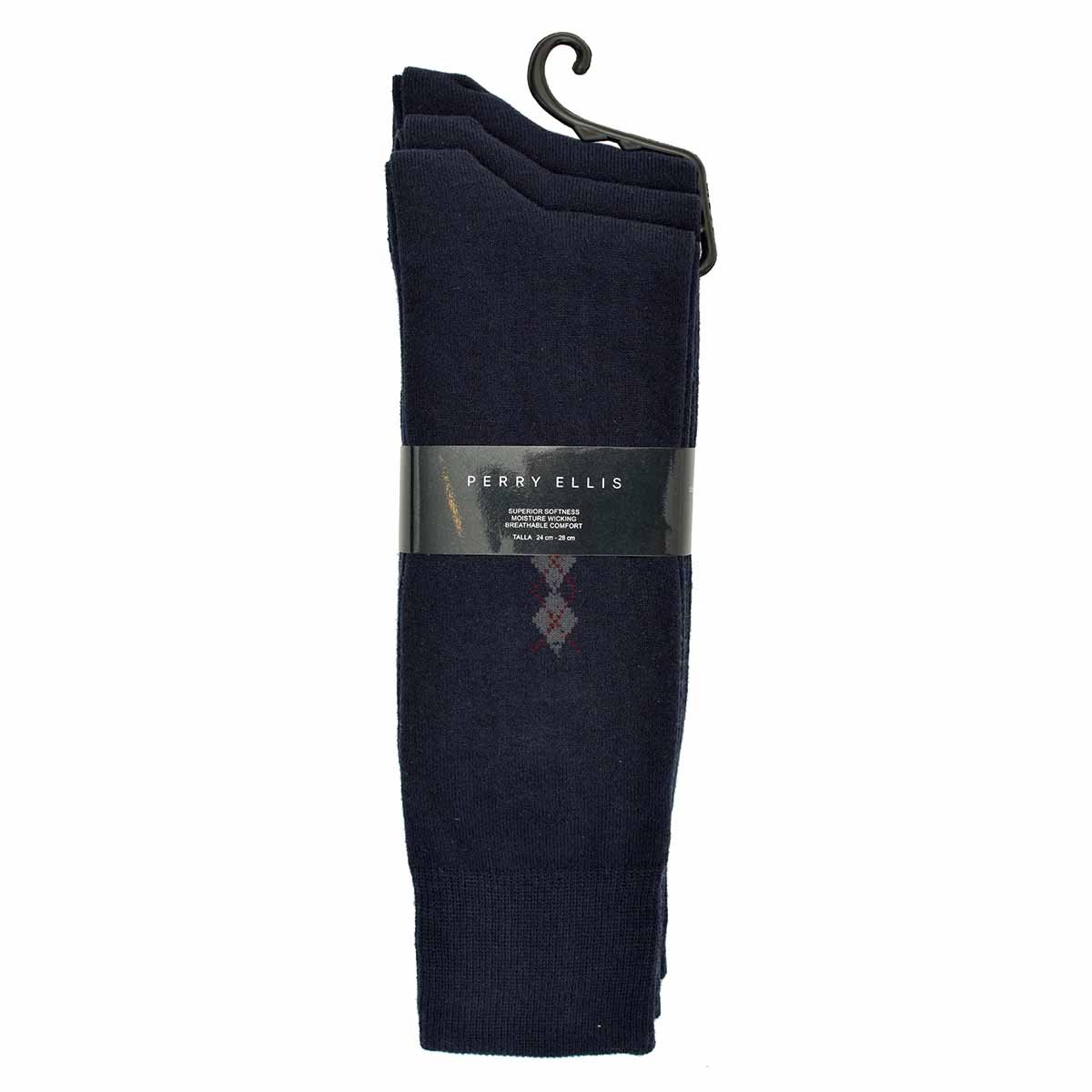 Paquete con 3 Calcetines para Hombre Perry Ellis Modelo Elo 2245 a