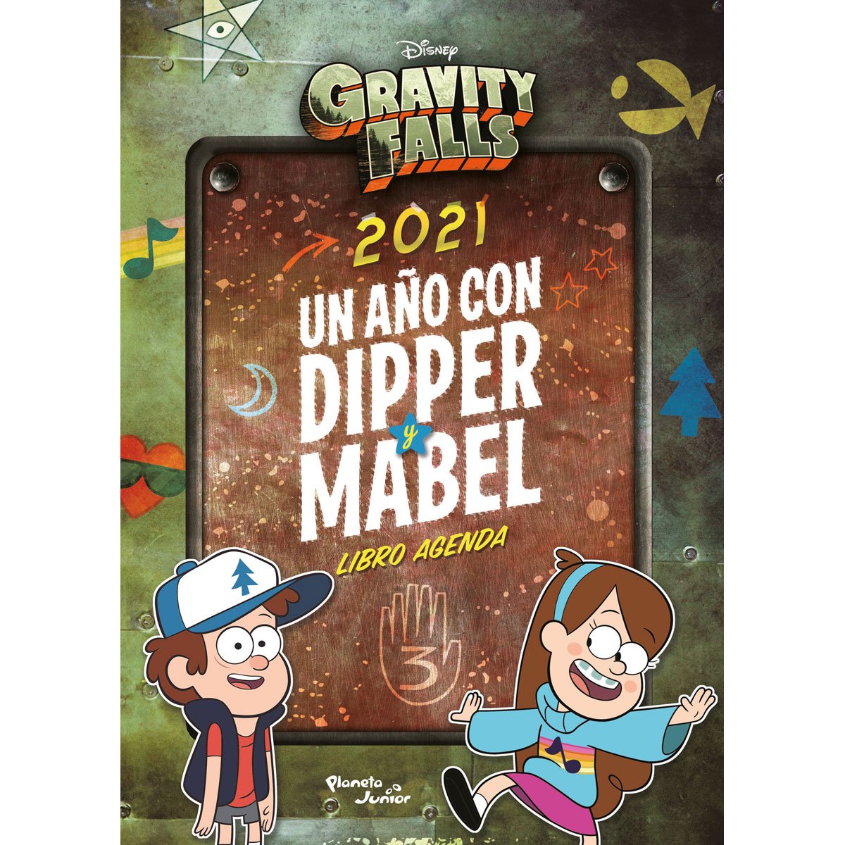 Gravity Falls. Libro Agenda 2021. un Año con Dipper Y Mabel Planeta Junior