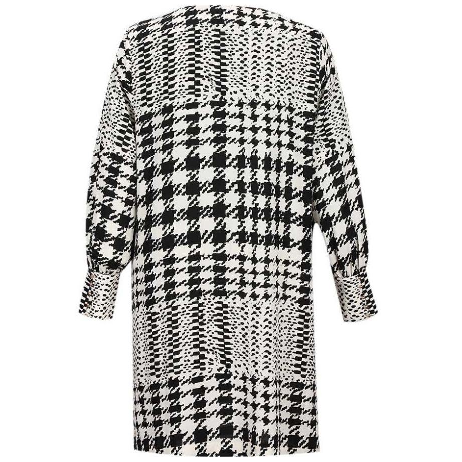 Vestido Estampado Pata de Gallo Life Styler