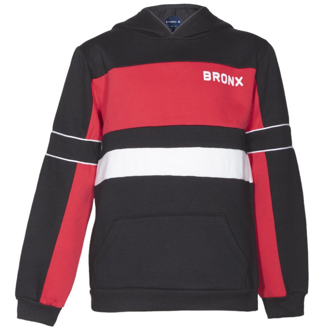 Sudadera Cerrada con Capucha Negra para Niño Studio si Modelo Y1097N