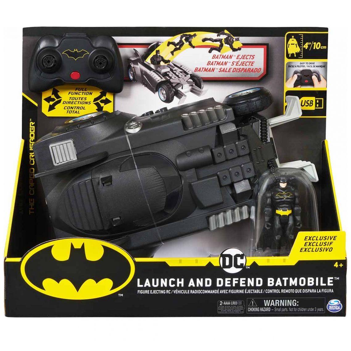 Batimóvil Lanza Y Defiende Spin Master