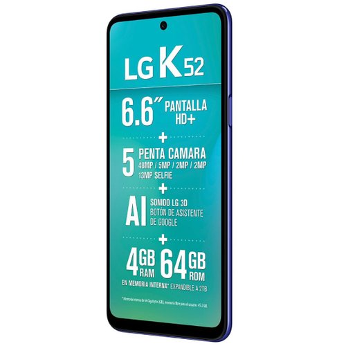 Celular LG K52 K520Hm Color Azul R9 (Telcel)