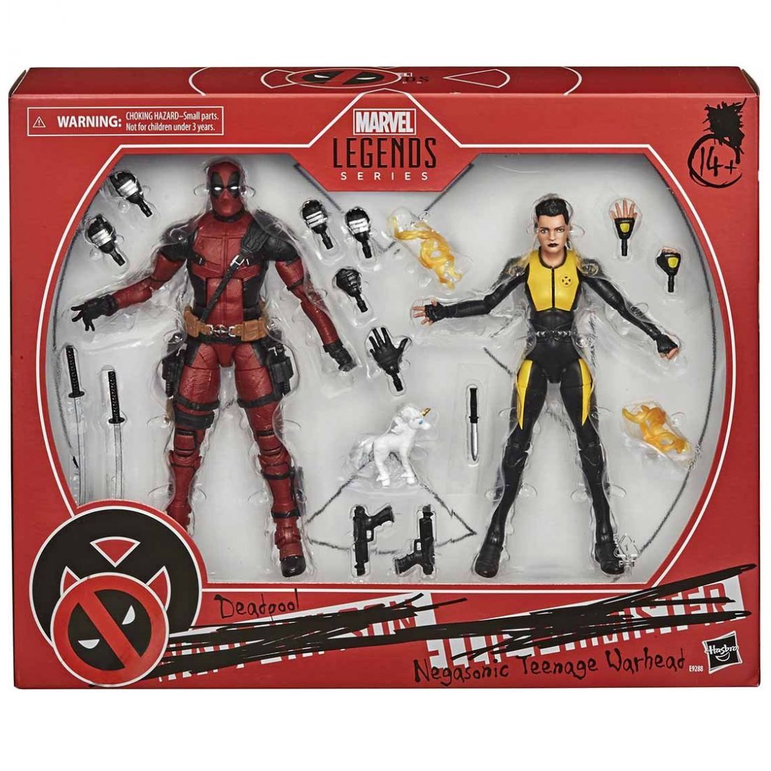 Legends Series Deadpool Y Negasonic Teenage Warhead Hasbro Marvel