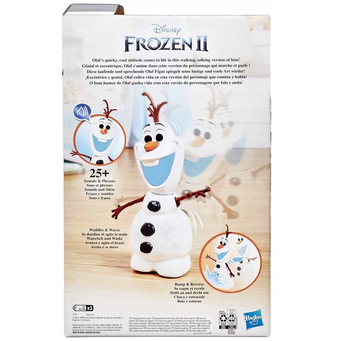 Disney Frozen 2 Olaf Camina Y Habla