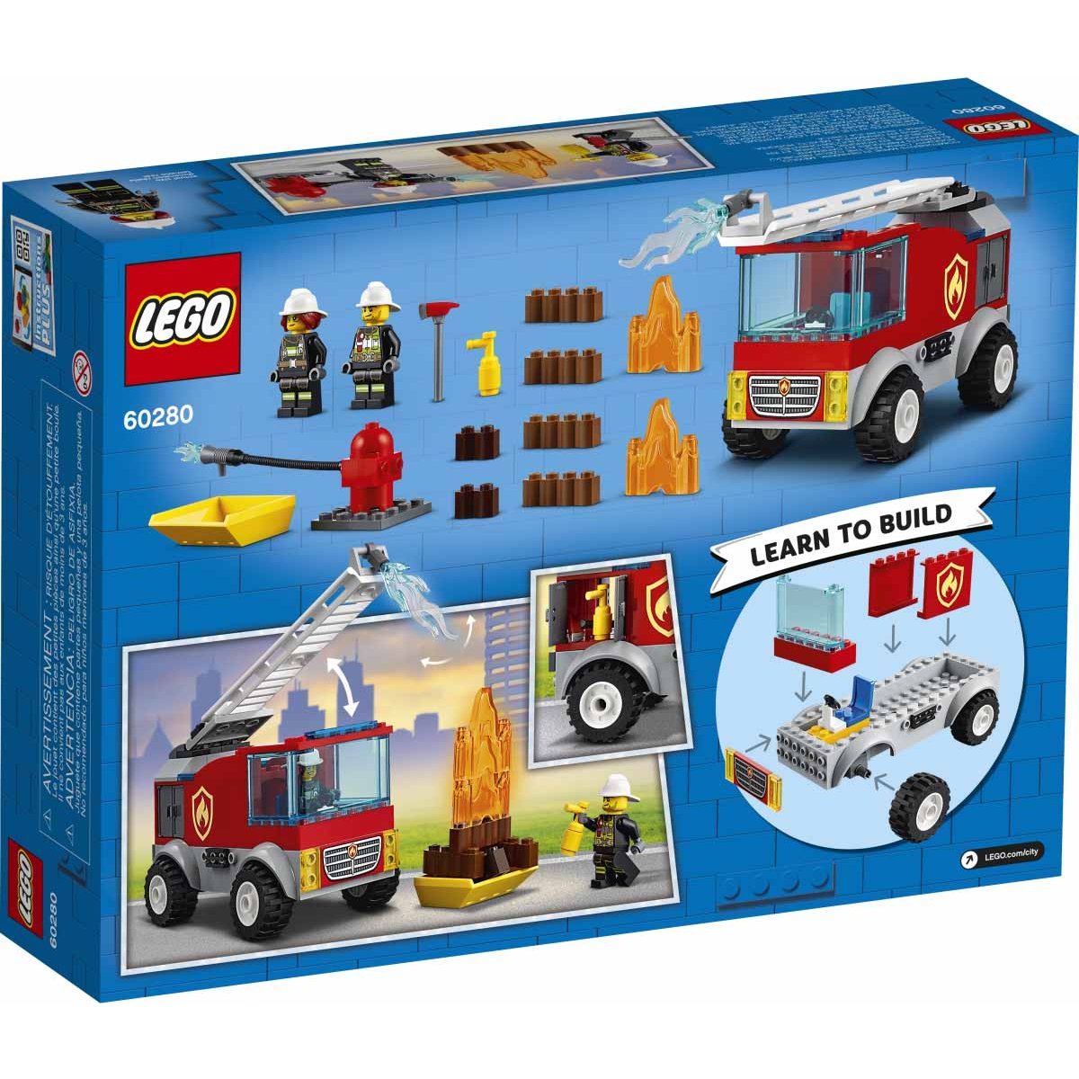 Camión de Bomberos con Escalera Lego City