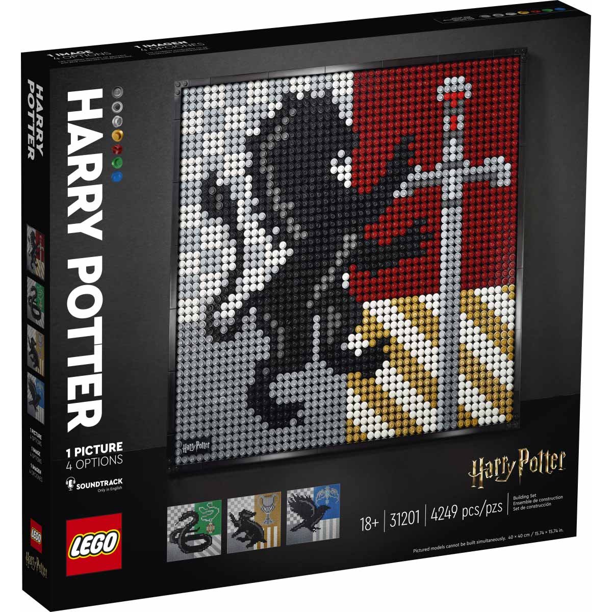 Harry Potter Hogwarts Crests Lego Art
