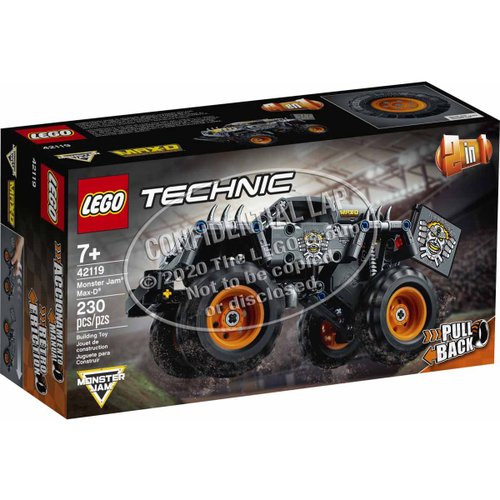 Monster Jam Maxd Lego Technic
