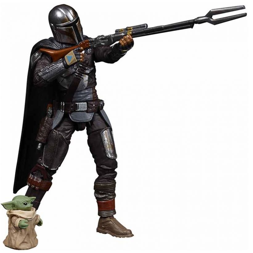 Figuras de Din Djarin (The Mandalorian) y The Child Star Wars la Colección Vintage