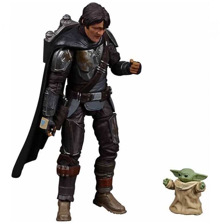 Figuras de Din Djarin (The Mandalorian) y The Child Star Wars la Colección Vintage