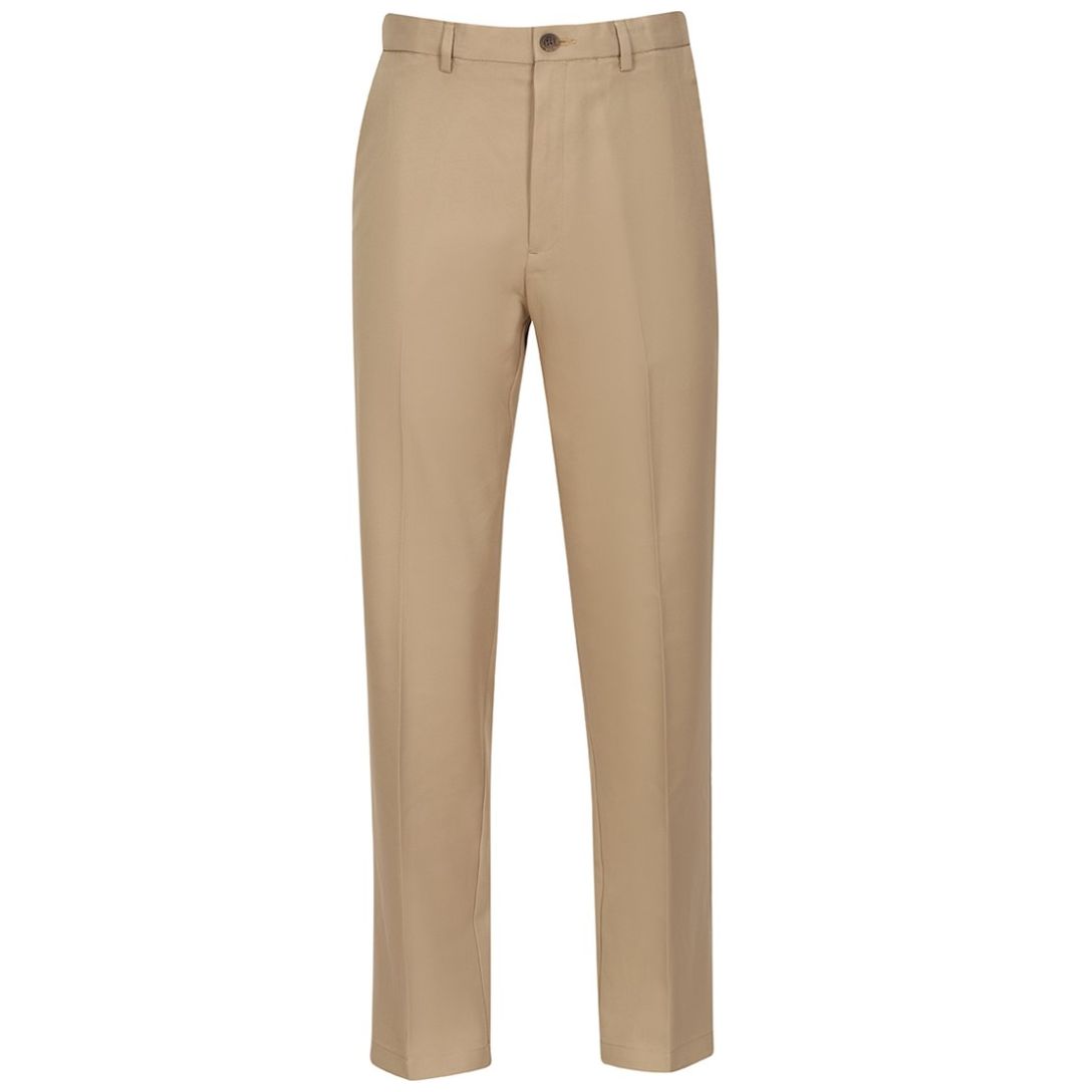 Pantalón Haggar Café Claro Pro Classic Fit para Hombre