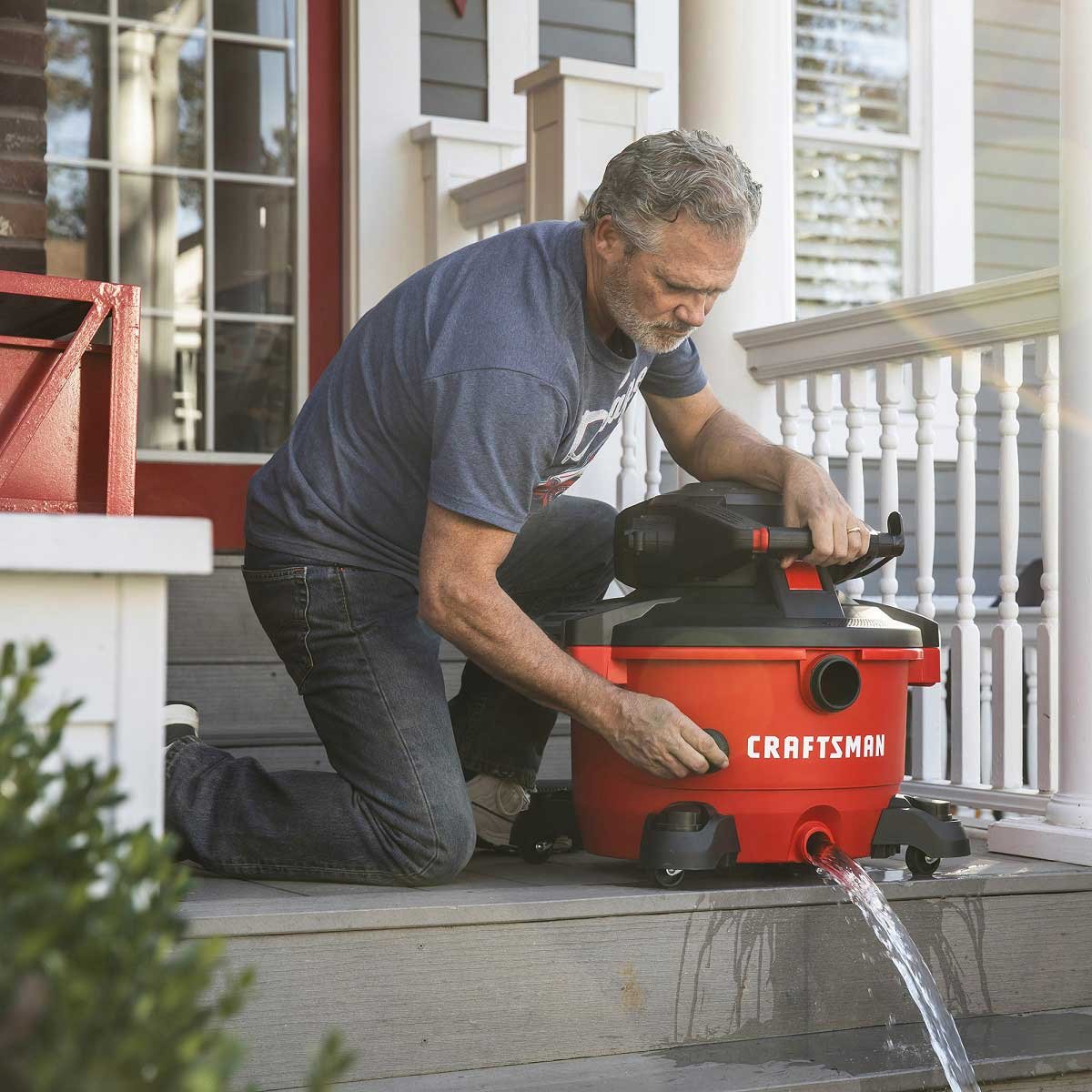 Aspiradora de 12 Galones y 6 Hp para Seco y Mojado con Cabezal Desmontable Mod. Cmxevbe17606 Craftsman