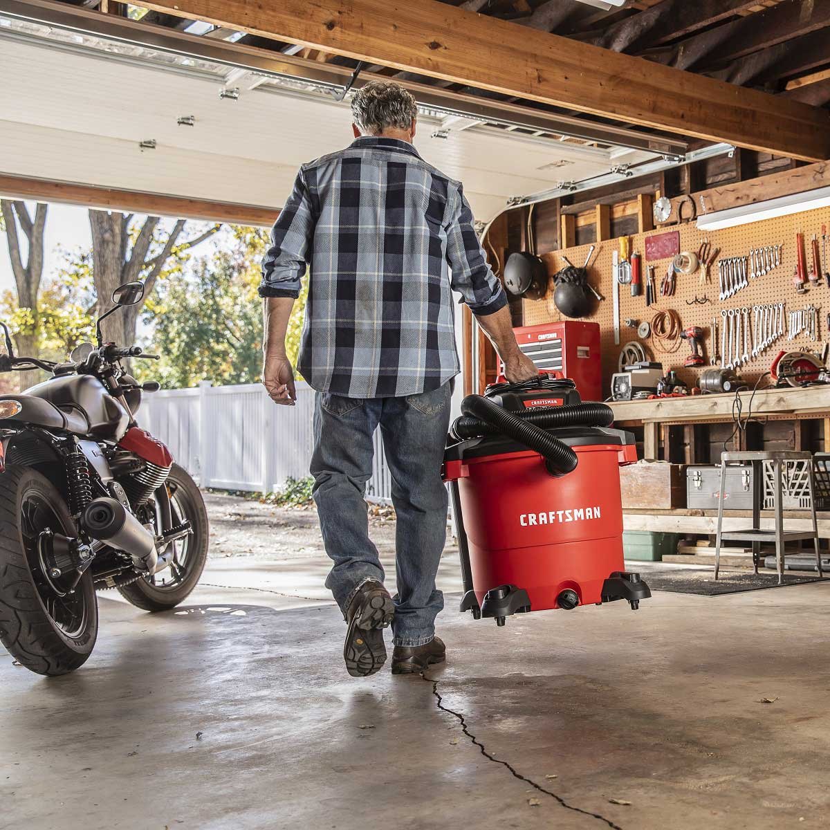 Aspiradora de 20 Galones y 6.5 Hp para Seco y Mojado Mod. Cmxevbe17596 Craftsman