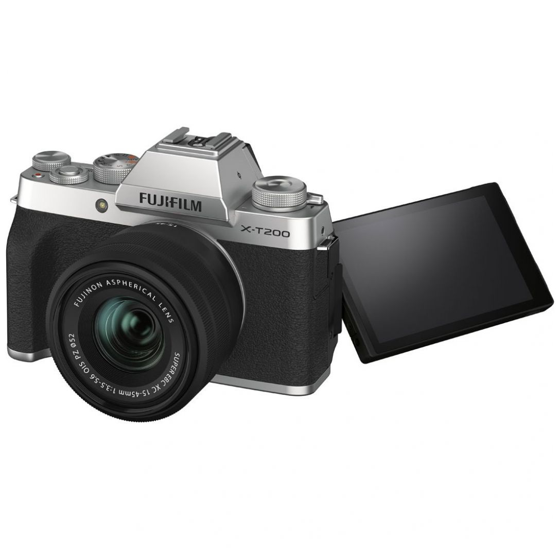 Cámara X-T200 Plata + Xc15-45Mm Fujifilm