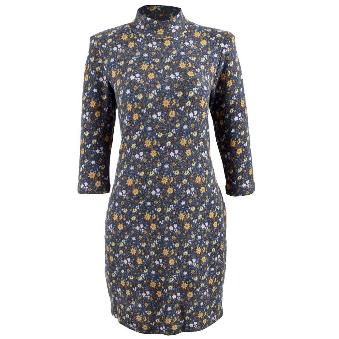 Vestido Recto Cuello Alto Doma Ny Collection
