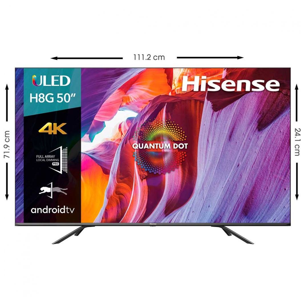 Pantalla Hisense 50" Uled H8 Tv (50H8G 2020)