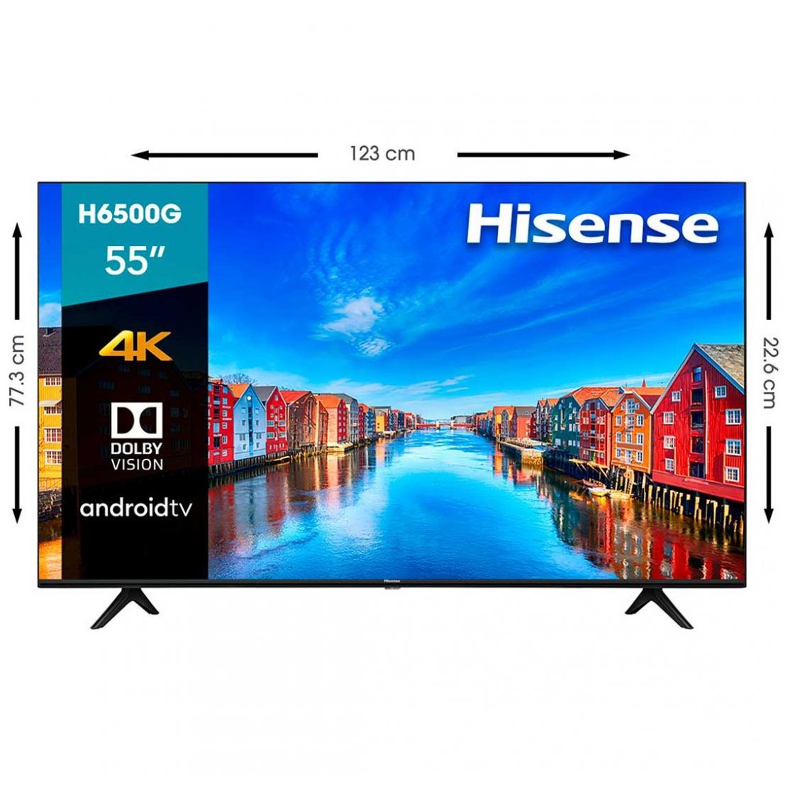 Pantalla 55"android Tv Hisense