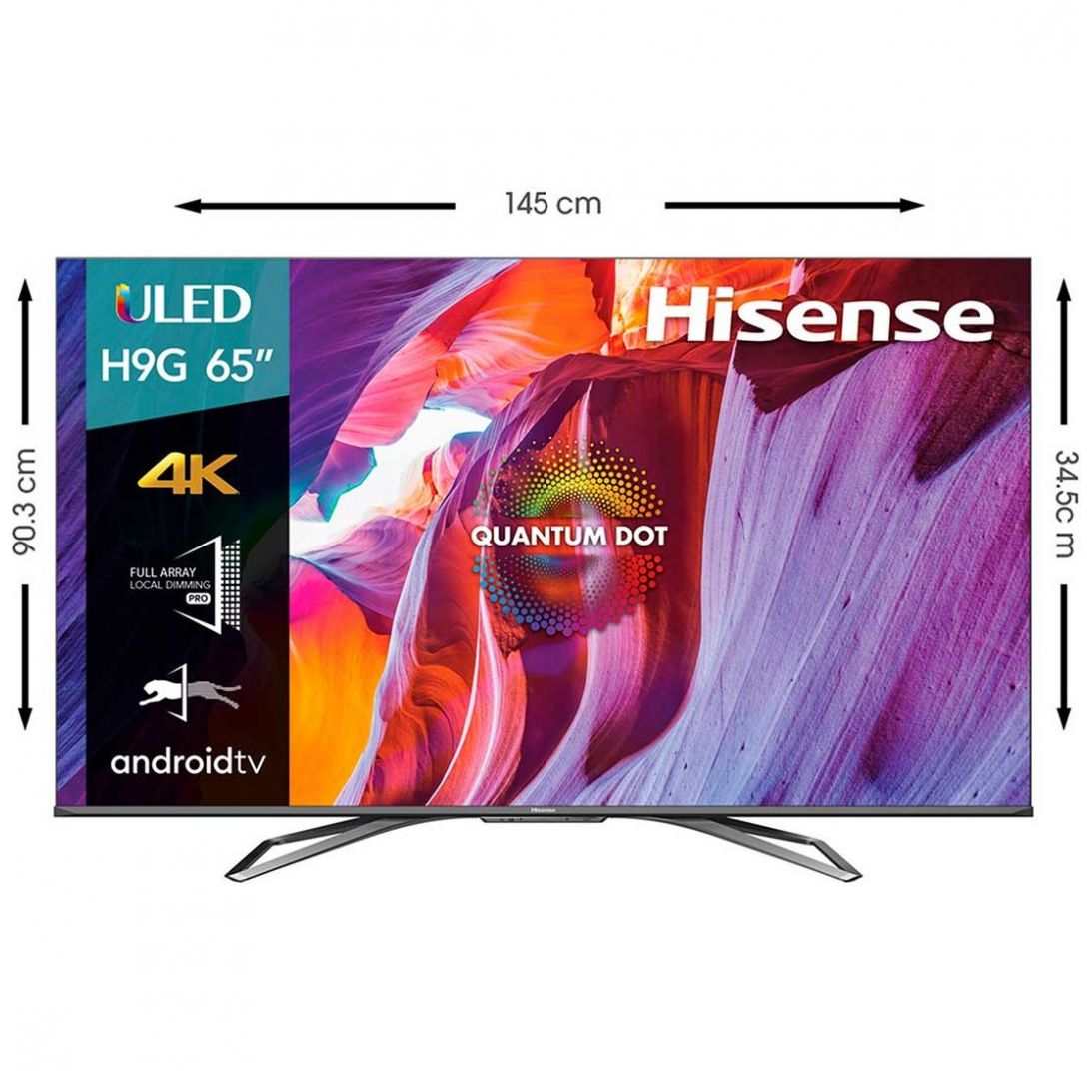 Pantalla Hisense 65" Uled H9 Tv (65H9G 2020)