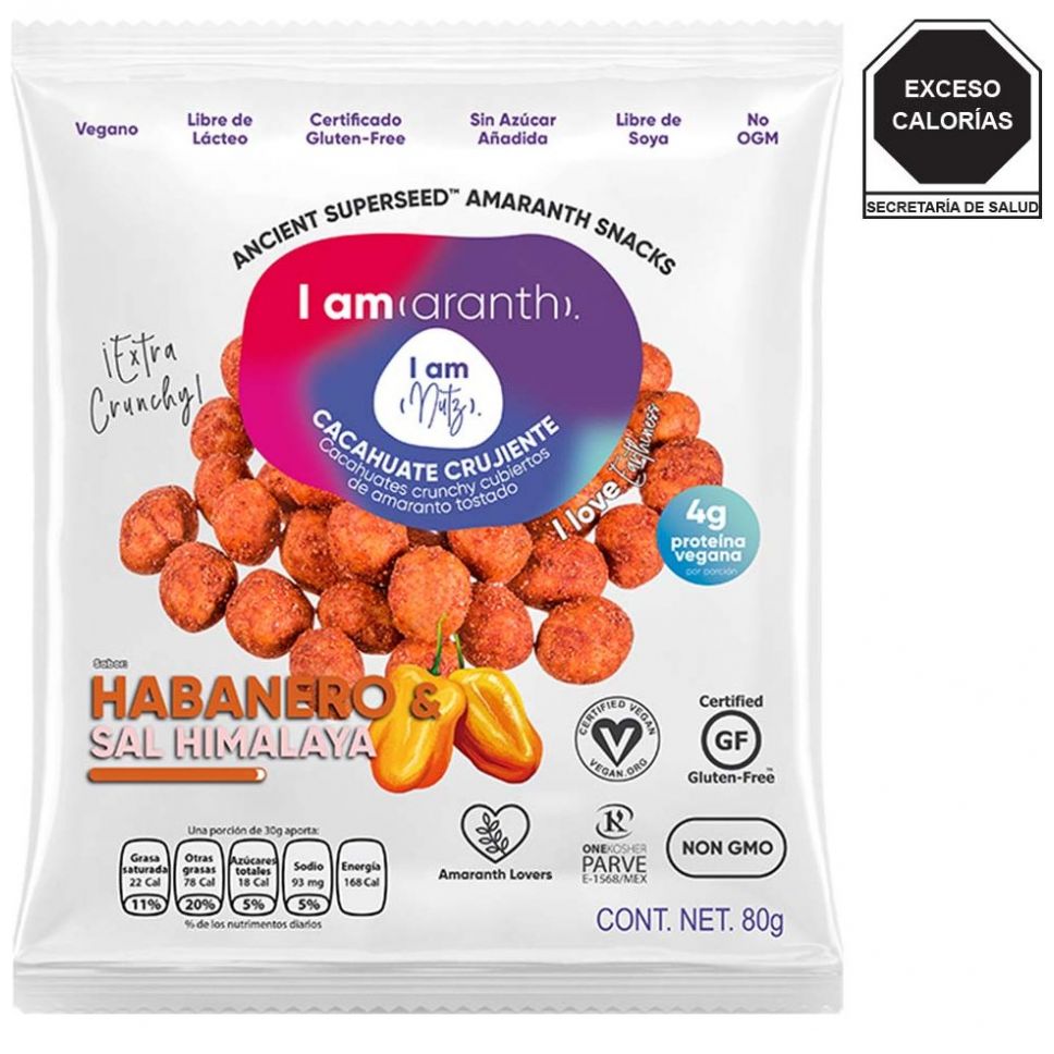 Cacahuate Cubierto de Amaranto Habanero I Am (Aranth)