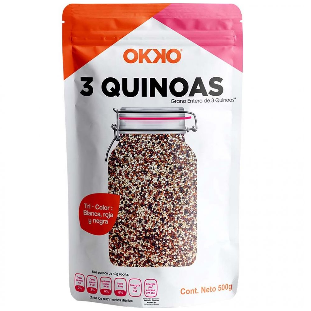 Semillas Quinoa Tricolor Okko 500 G