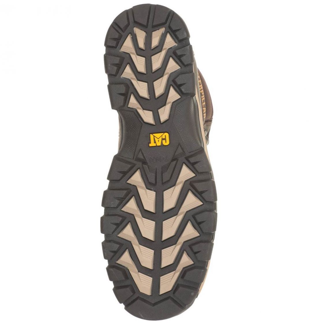 Bota Cat de Piel Café para Hombre