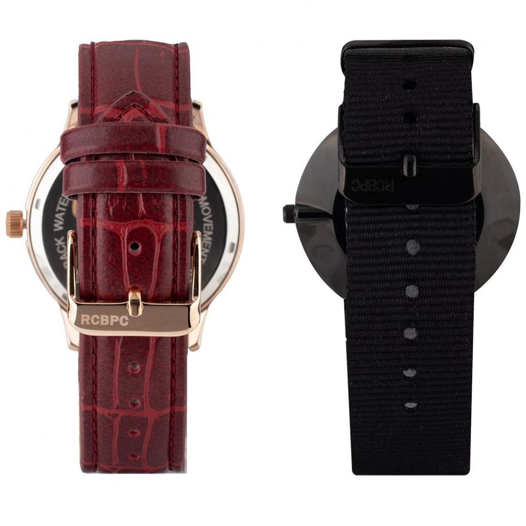 Set de Reloj Marrón Unisex Royal Polo Club Modelo Oaxcfeng