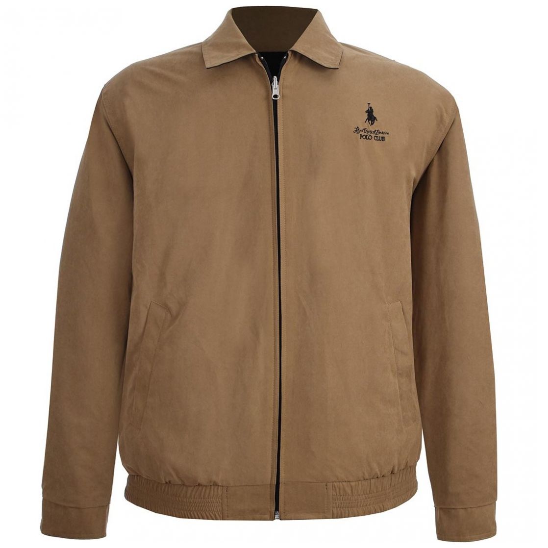 Chamarra Talla Plus Reversible con Cuello Sport Polo Club Modelo