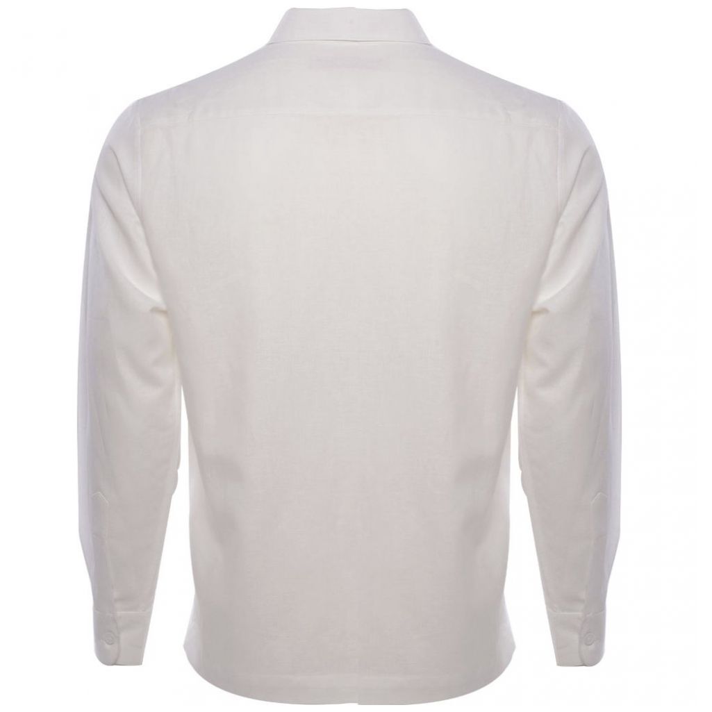 Guayabera Talla Plus Blanca  Costavana para Caballero