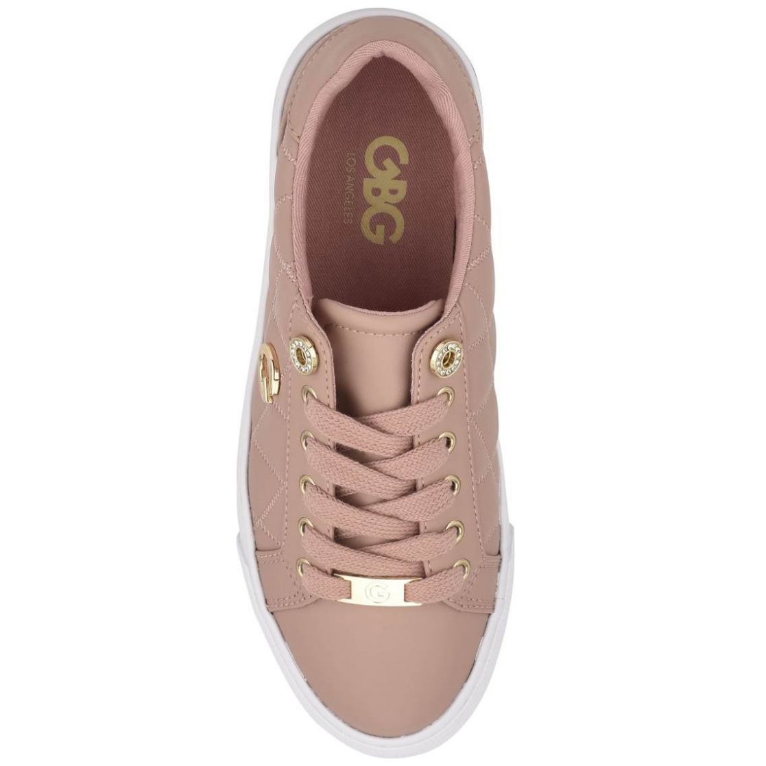 Tenis Rosa con Punta Redonda Y Aplicación de Herraje G By Guess