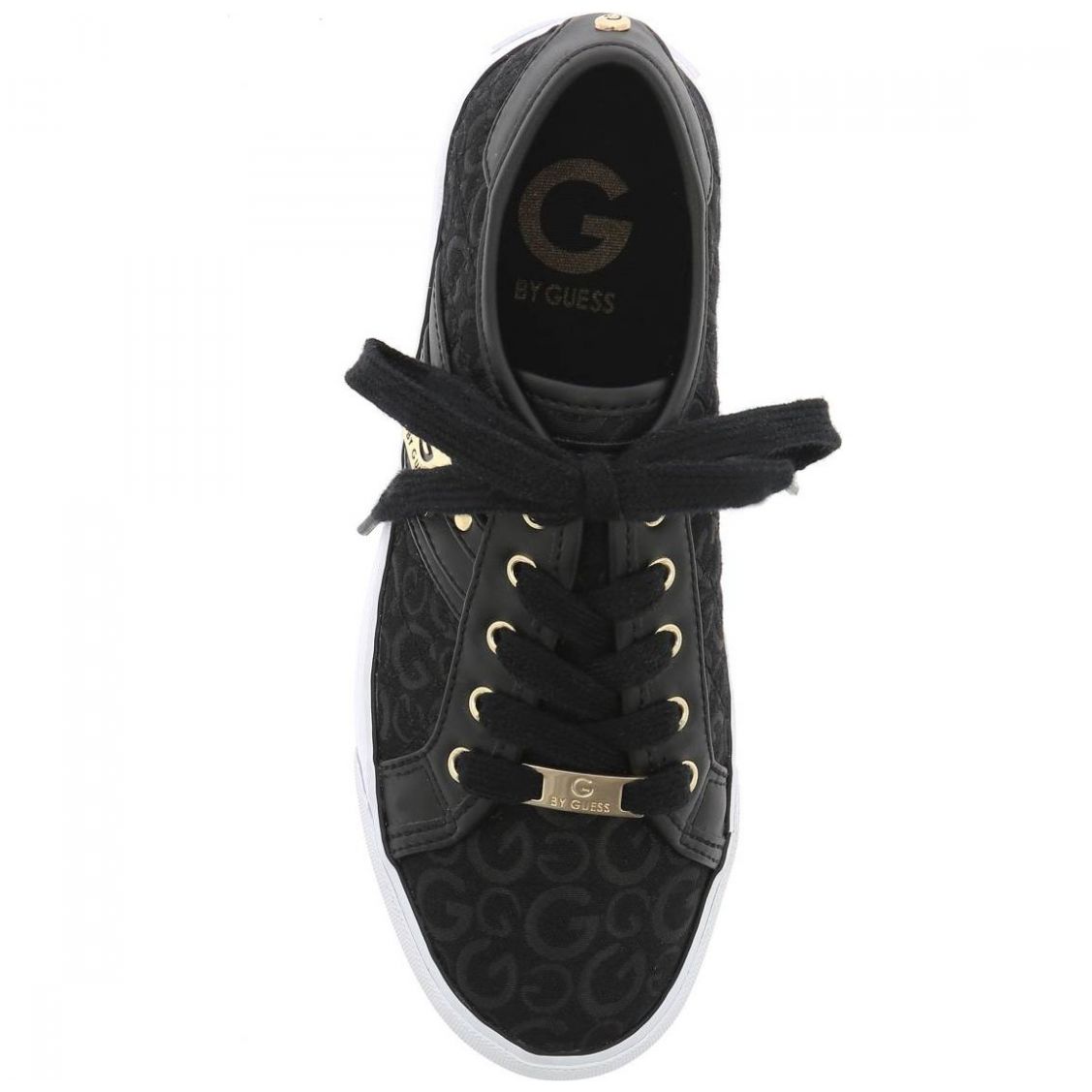 Tenis Negro con Detalle de Marca G By Guess