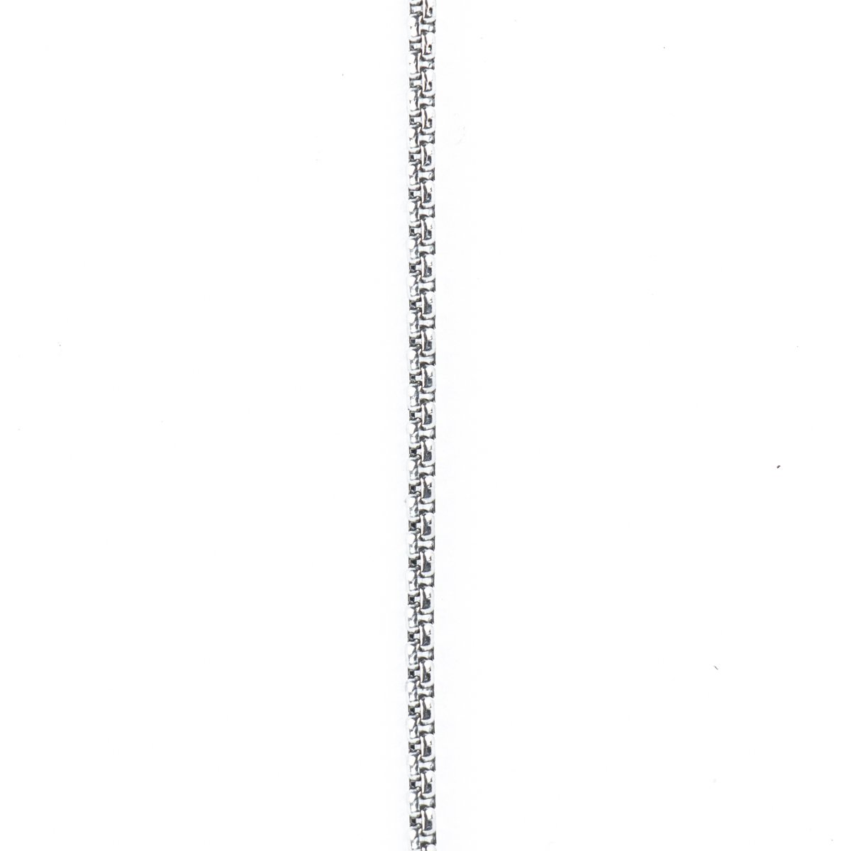 Collar de Doble Eslabón con Dije de Cruz Plateada con Detalles en Negro para Hombre Modelo Elo Cczp 013 Richelieu