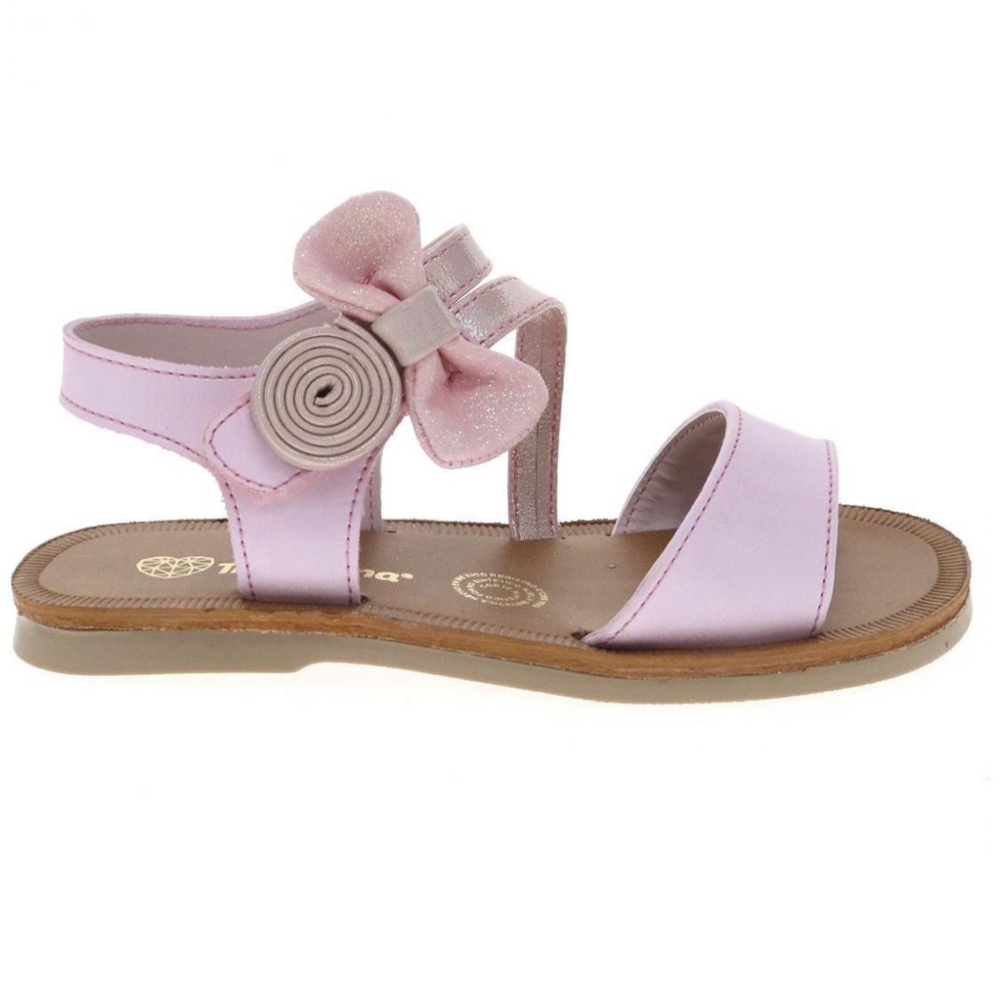 Sandalia con Moño Rosa para Niña Tropicana Modelo Se65238R