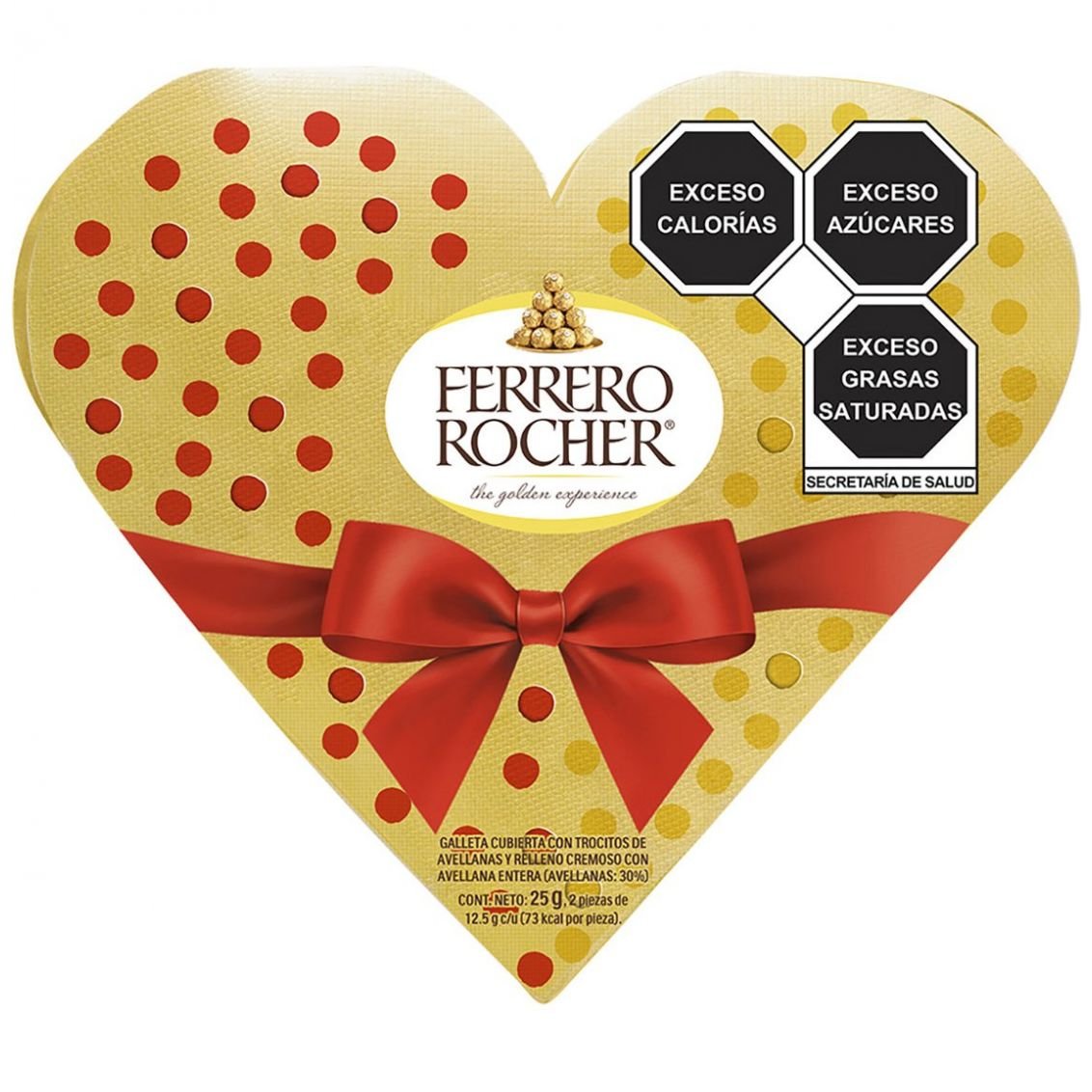 Chocolates Ferrero Rocher  Corazón 25 G