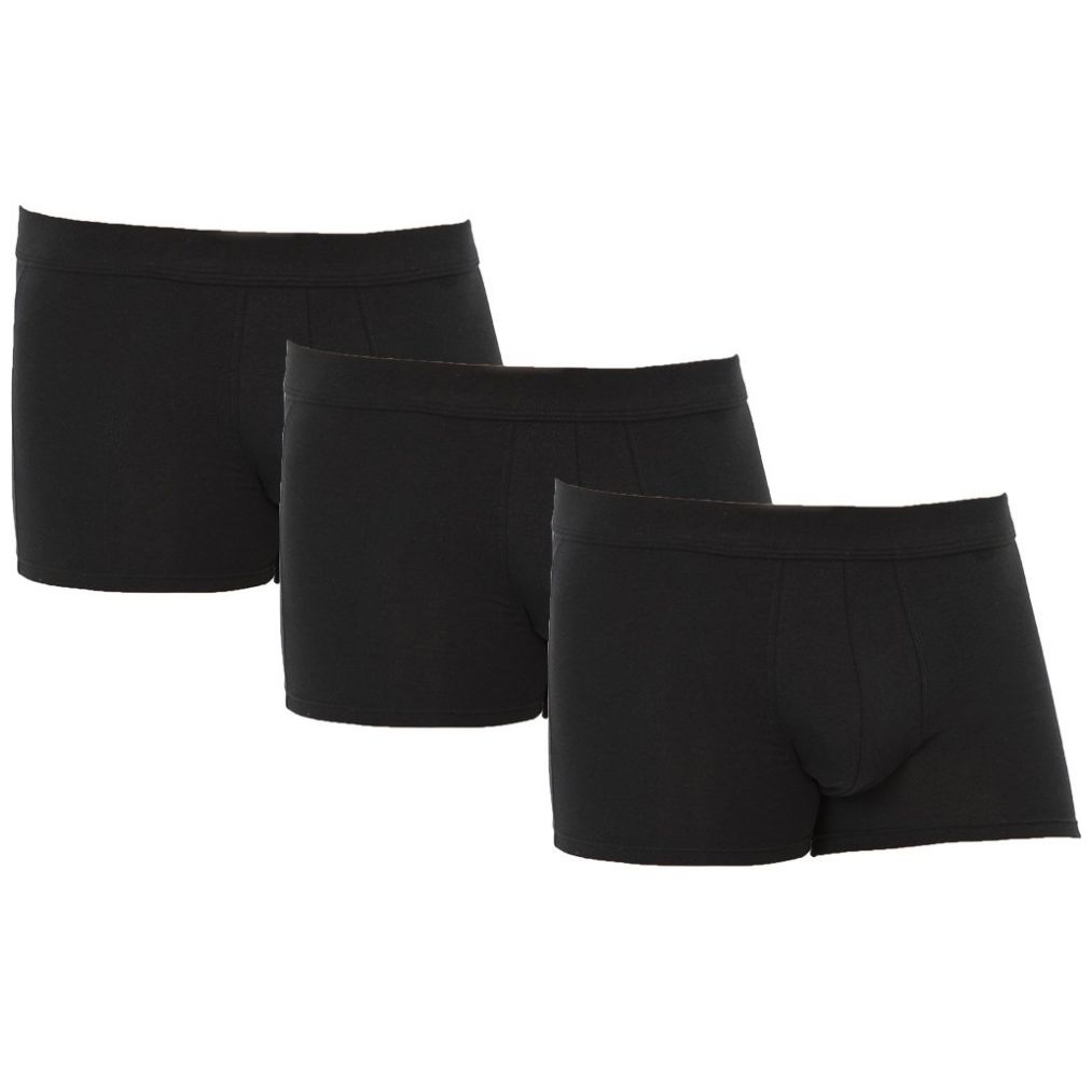 Bóxer 3 Pack Negro para Hombre Skiny Modelo Elo 73396