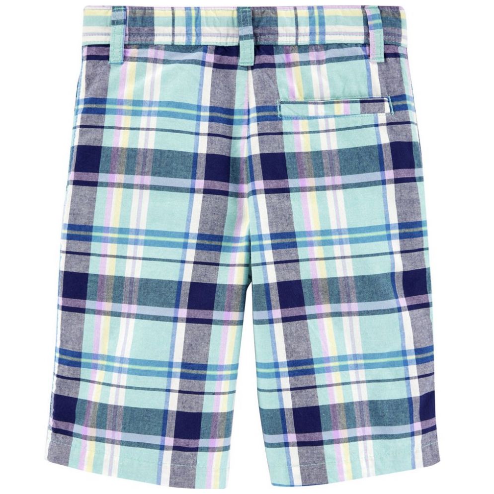 Short Azul a Cuadros para Niño Carters Modelo 3H529710