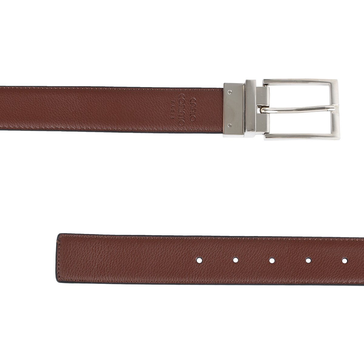 Cinturón Negro Combinado para Hombre Carlo Corinto Paris